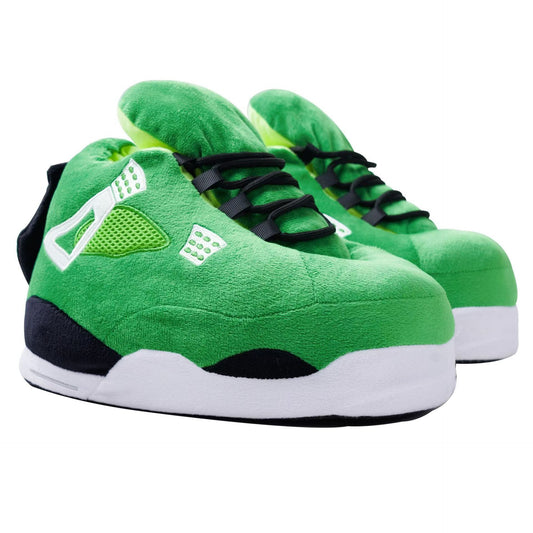 Green Sneaker Slippers for Women Men - Funny Novelty Cozy Indoor Shoes - cozy indoor slippers non-slip cute slippers for women funny slippers