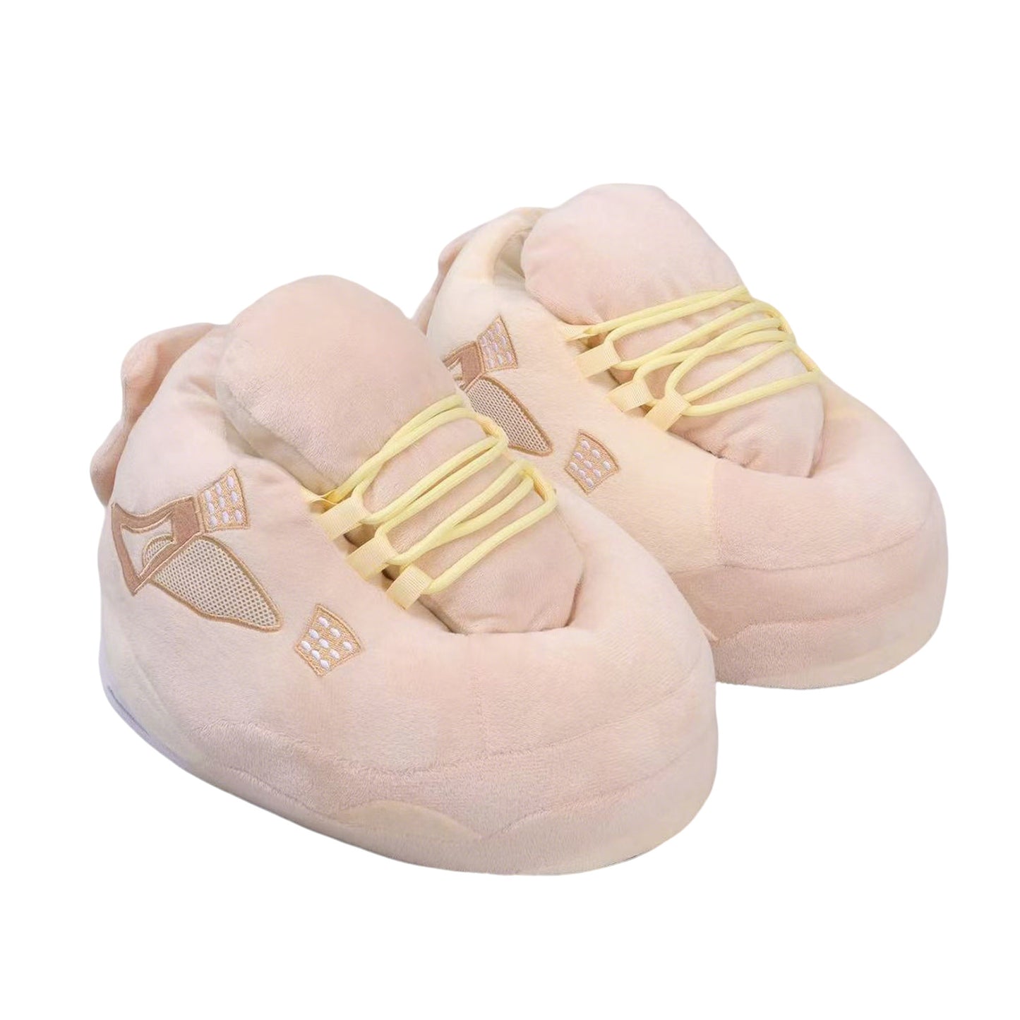 Champagne Sneaker Slippers for Women Men - Cozy Novelty Cotton Indoor Shoes - champagne cozy indoor slippers non-slip cute slippers for women